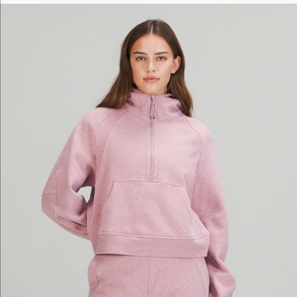 lululemon athletica Tops - Scuba oversized half zip hoodie